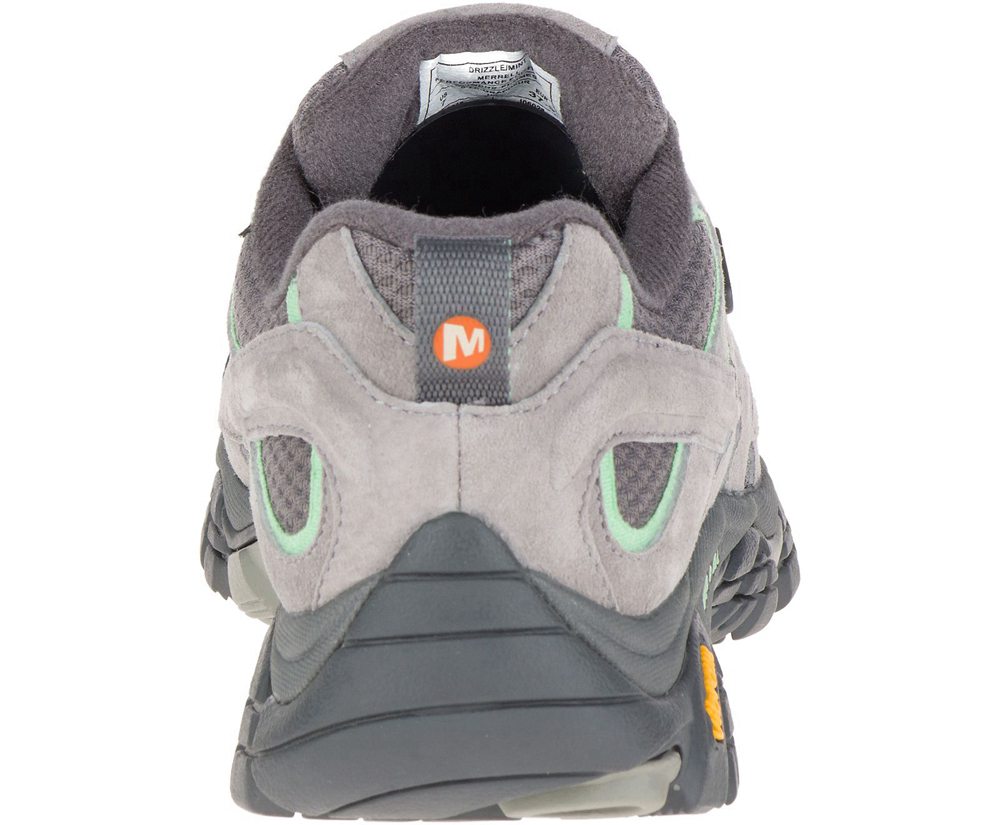 Tenis Senhora - Merrell Moab 2 Waterproof - Cinzentas/Menta - PDT451830